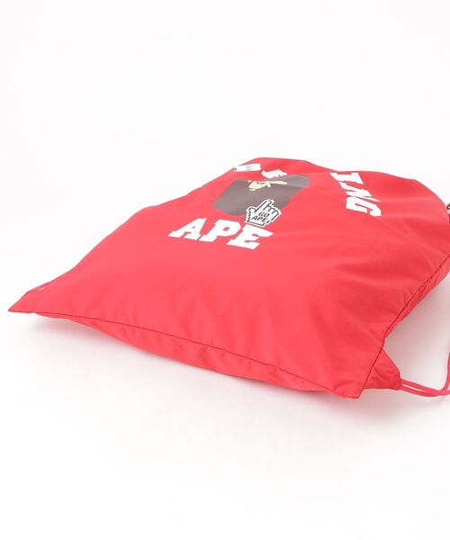 A BATHING APE(アベイシングエイプ)の「GO APE POINTER COLLEGE KNAPSACK BAPEC(バックパック/リュック・メンズ・オリーブ/ブラック/レッド/ネイビー/ベージュ・FREE)」の13枚目の写真