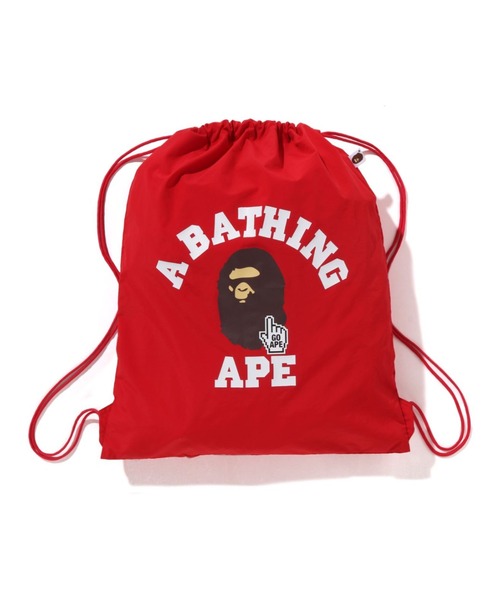 A BATHING APE（アベイシングエイプ）の「GO APE POINTER COLLEGE KNAPSACK BAPEC（バックパック/リュック・メンズ・オリーブ/ブラック/レッド/ネイビー/ベージュ・FREE）」の5枚目の写真