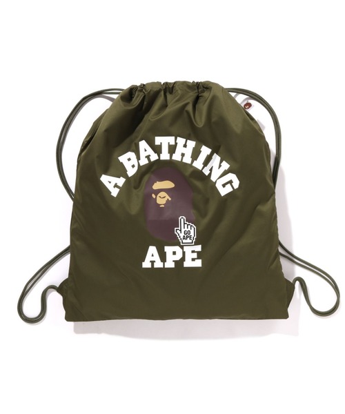 A BATHING APE（アベイシングエイプ）の「GO APE POINTER COLLEGE KNAPSACK BAPEC（バックパック/リュック・メンズ・オリーブ/ブラック/レッド/ネイビー/ベージュ・FREE）」の4枚目の写真