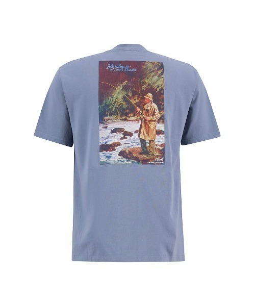 Barbour(バブアー)の「1956グラフィック オーバーサイズTシャツ(Tシャツ/カットソー・メンズ・ホワイト/ライトブルー・42/40/38/36)」の7枚目の写真