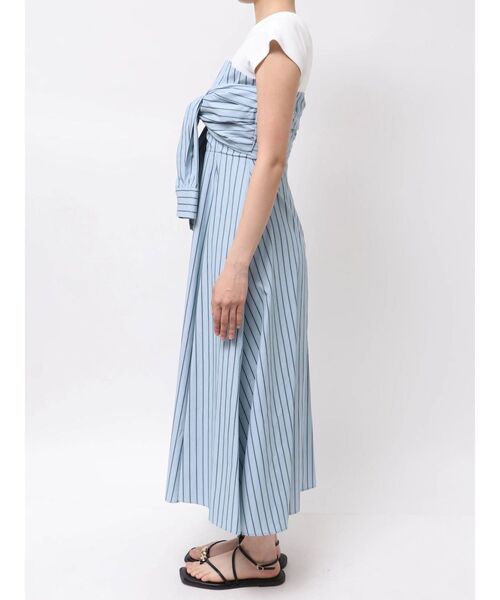 LAGUNAMOON(ラグナムーン)の「カットドッキングシャツレイヤードワンピース 【オフィスカジュアル】【半袖】(ワンピース・レディース・イエロー/ブルー/レッド・MEDIUM/SMALL)」の15枚目の写真