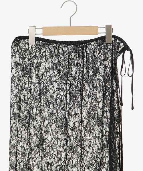 le.coeur blanc（ルクールブラン）の「Elisa Novelli レースラップスカート（スカート・レディース・ホワイト/ブラック・38）」の20枚目の写真