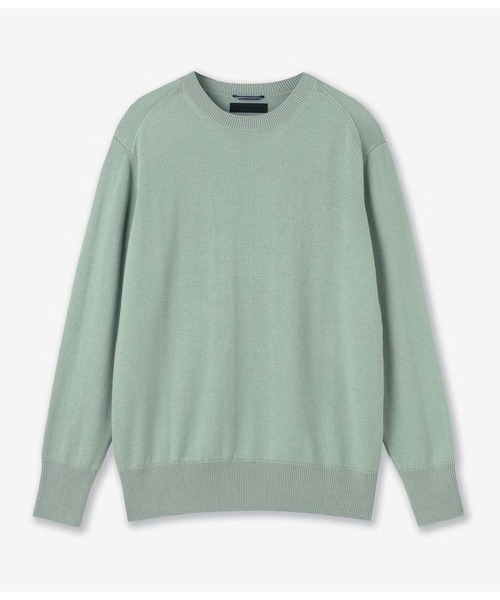 junhashimoto(ジュンハシモト)の「12G CREW NECK KNIT(ニット/セーター・メンズ・ブラック/ベージュ/ライトグリーン・5/4)」の3枚目の写真