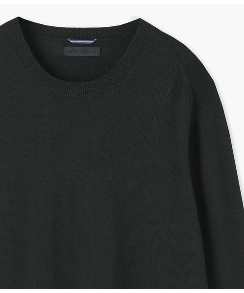 junhashimoto(ジュンハシモト)の「12G CREW NECK KNIT(ニット/セーター・メンズ・ブラック/ベージュ/ライトグリーン・5/4)」の6枚目の写真