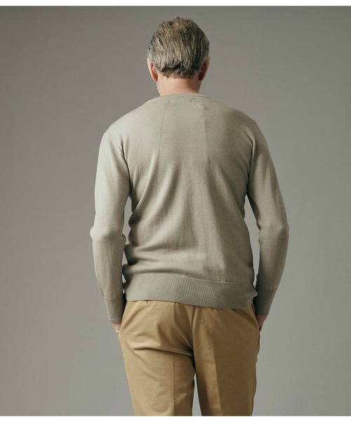 junhashimoto(ジュンハシモト)の「12G CREW NECK KNIT(ニット/セーター・メンズ・ブラック/ベージュ/ライトグリーン・5/4)」の12枚目の写真