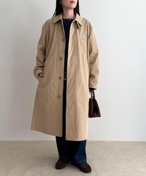 fredy emue(フレディエミュ)の「【GEVACO/ゲバコ】ステンカラーコート(ステンカラーコート・レディース・ベージュ・38)」の5枚目の写真