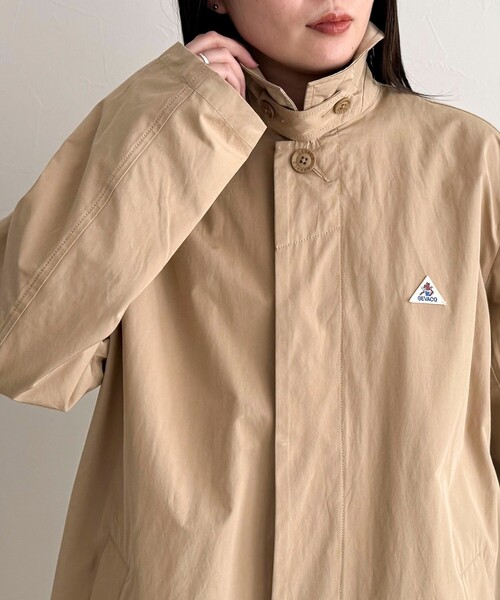 fredy emue(フレディエミュ)の「【GEVACO/ゲバコ】ステンカラーコート(ステンカラーコート・レディース・ベージュ・38)」の8枚目の写真