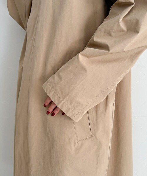 fredy emue(フレディエミュ)の「【GEVACO/ゲバコ】ステンカラーコート(ステンカラーコート・レディース・ベージュ・38)」の18枚目の写真