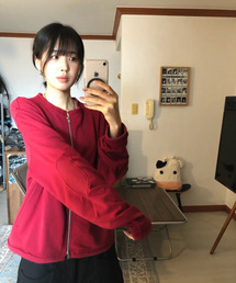 eastserviceshop（イーストサービスショップ）の「ネイチャーカッティングノーカラージャケット - バーガンディ（その他アウター）」