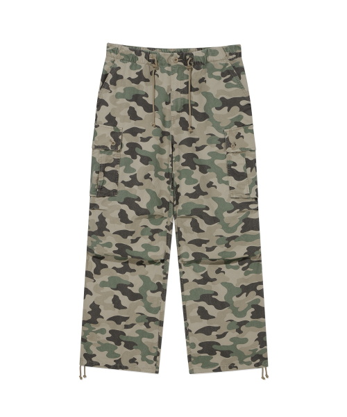 COVERNAT(カバーナット)の「ワイドコットンパラシュートパンツカモ(スウェットパンツ・レディース・その他・SMALL/MEDIUM/LARGE)」の1枚目の写真