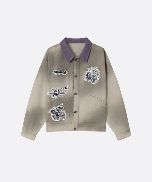 Gradiention Applique Jacket