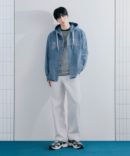 COVERNAT（カバーナット）の「[SOOBIN着用] WIDE BACK SATIN FATIGUE PANTS（その他パンツ・メンズ・アイボリー/オリーブ・SMALL/MEDIUM/LARGE/X-LARGE）」の2枚目の写真