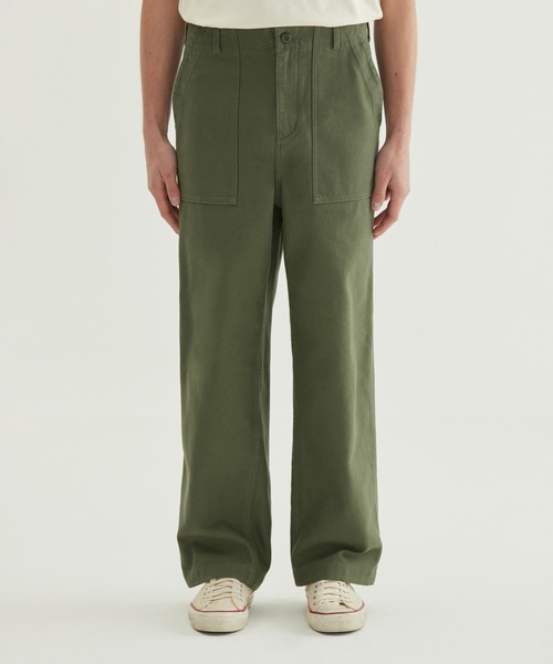 COVERNAT（カバーナット）の「[SOOBIN着用] WIDE BACK SATIN FATIGUE PANTS（その他パンツ・メンズ・アイボリー/オリーブ・SMALL/MEDIUM/LARGE/X-LARGE）」の20枚目の写真