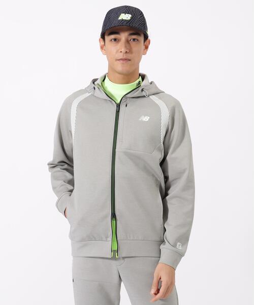 New Balance Golf(ニューバランスゴルフ)の「【new balance golf】スウェット フルジップ フーディー (MENS)(スウェット・メンズ・ブラック/グレー・LARGE/MEDIUM/X-LARGE)」の2枚目の写真