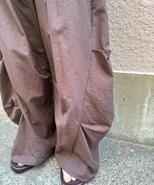 AIC.（エーアイシー）の「コクーンタックワイドパンツ（その他パンツ・レディース・ブラック/オリーブ/ダークブラウン・FREE）」の9枚目の写真