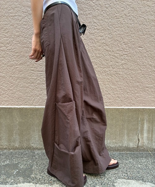 AIC.（エーアイシー）の「コクーンタックワイドパンツ（その他パンツ・レディース・ブラック/オリーブ/ダークブラウン・FREE）」の7枚目の写真