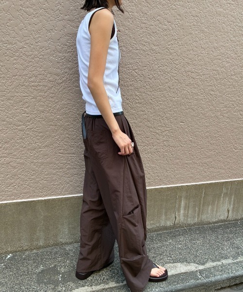 AIC.（エーアイシー）の「コクーンタックワイドパンツ（その他パンツ・レディース・ブラック/オリーブ/ダークブラウン・FREE）」の16枚目の写真