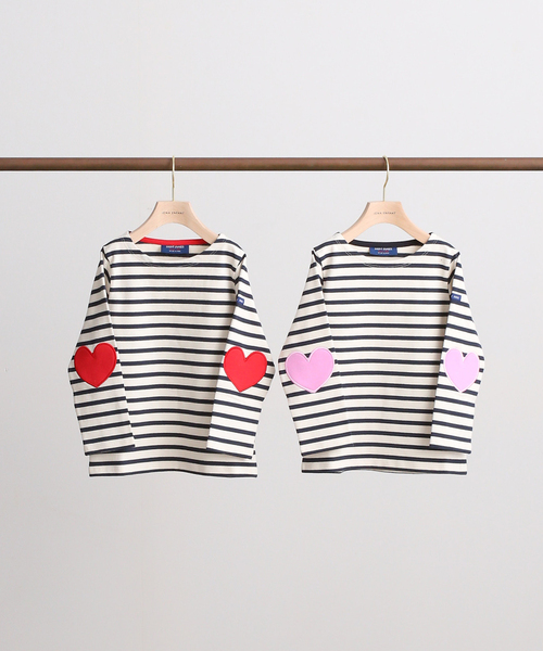 IENA ENFANT（イエナアンファン）の「【saint james/セントジェームス】 VAUJANY E カットソー kids（Tシャツ/カットソー・キッズ・ピンク系その他/レッド・120/110/100）」の3枚目の写真