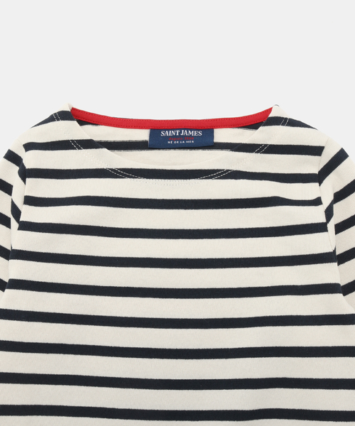 IENA ENFANT（イエナアンファン）の「【saint james/セントジェームス】 VAUJANY E カットソー kids（Tシャツ/カットソー・キッズ・ピンク系その他/レッド・120/110/100）」の11枚目の写真