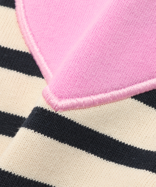 IENA ENFANT（イエナアンファン）の「【saint james/セントジェームス】 VAUJANY E カットソー kids（Tシャツ/カットソー・キッズ・ピンク系その他/レッド・120/110/100）」の20枚目の写真