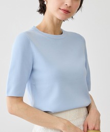 ROPE' PICNIC | 八方映えニット ハーフスリーブニット/UVカット・接触冷感・イージーケア(ニット/セーター)