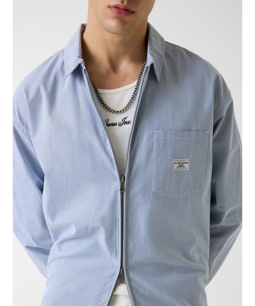 GUESS JEANS Zip Shirt シャツ | GUESS(ゲス) JAPAN 公式オンライン