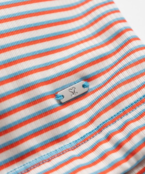MAISON SPECIAL(メゾンスペシャル)の「【Miller×MAISON SPECIAL】Millerコラボ2WAYアシンメトリーインナー(その他トップス・レディース・レッド/グリーン・FREE)」の6枚目の写真