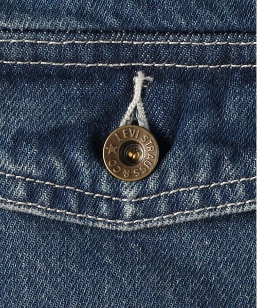 Levi's(リーバイス)の「【Levi's】クラシック カバーオール (ワークジャケット / ヴィンテージデニム / アメカジ )(カバーオール・メンズ・ダークインディゴブルー・M)」の6枚目の写真