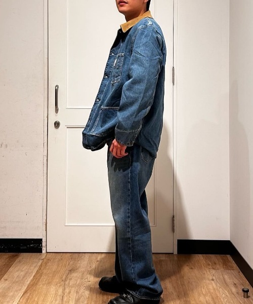 Levi's(リーバイス)の「【Levi's】クラシック カバーオール (ワークジャケット / ヴィンテージデニム / アメカジ )(カバーオール・メンズ・ダークインディゴブルー・M)」の14枚目の写真