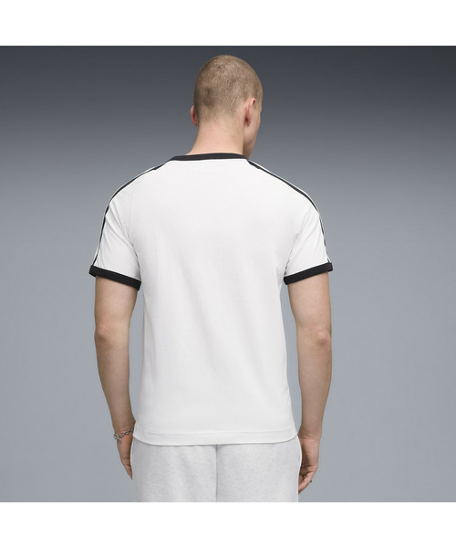 PUMA(プーマ)の「PUMA プーマ メンズ T7 ビッグ キャット リンガー 半袖 Tシャツ(Tシャツ/カットソー・メンズ・ホワイト/ブラック・LARGE/SMALL/MEDIUM/XX-LARGE/X-LARGE)」の3枚目の写真