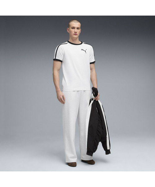 PUMA(プーマ)の「PUMA プーマ メンズ T7 ビッグ キャット リンガー 半袖 Tシャツ(Tシャツ/カットソー・メンズ・ホワイト/ブラック・LARGE/SMALL/MEDIUM/XX-LARGE/X-LARGE)」の4枚目の写真