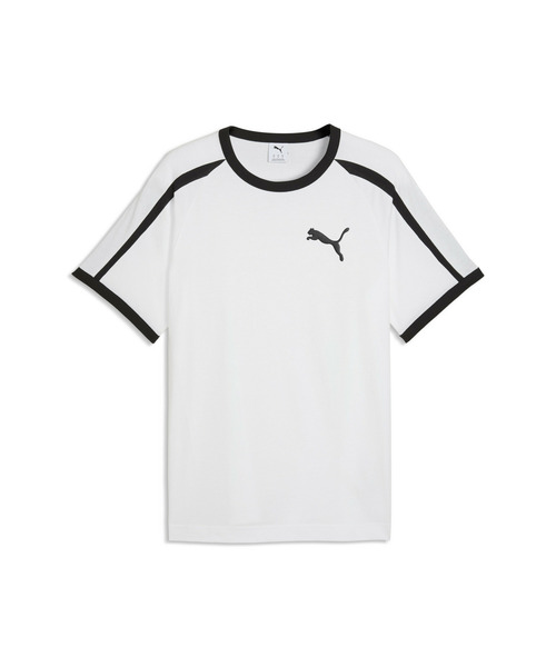 PUMA(プーマ)の「PUMA プーマ メンズ T7 ビッグ キャット リンガー 半袖 Tシャツ(Tシャツ/カットソー・メンズ・ホワイト/ブラック・LARGE/SMALL/MEDIUM/XX-LARGE/X-LARGE)」の5枚目の写真