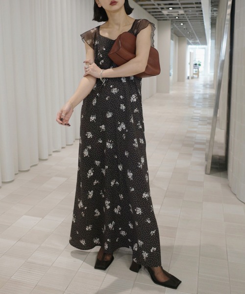 Ameri（アメリ）の「＜ZOZOTOWN限定＞ELENA CORSET NARROW DRESS（ドレス・レディース・アイボリー/ベージュ/ブラウン・SMALL/MEDIUM）」の6枚目の写真