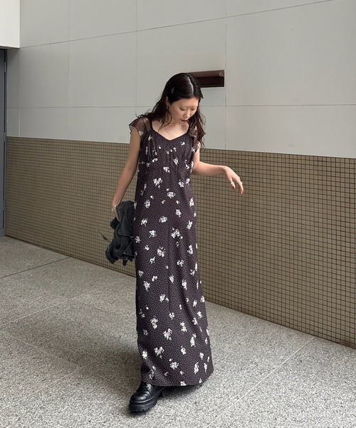 Ameri（アメリ）の「＜ZOZOTOWN限定＞ELENA CORSET NARROW DRESS（ドレス・レディース・アイボリー/ベージュ/ブラウン・SMALL/MEDIUM）」の10枚目の写真