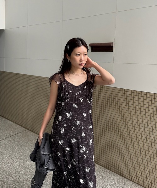 Ameri（アメリ）の「＜ZOZOTOWN限定＞ELENA CORSET NARROW DRESS（ドレス・レディース・アイボリー/ベージュ/ブラウン・SMALL/MEDIUM）」の9枚目の写真