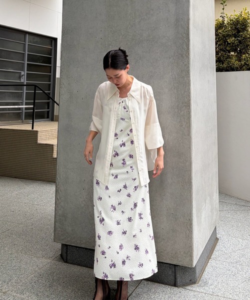 Ameri（アメリ）の「＜ZOZOTOWN限定＞ELENA CORSET NARROW DRESS（ドレス・レディース・アイボリー/ベージュ/ブラウン・SMALL/MEDIUM）」の16枚目の写真