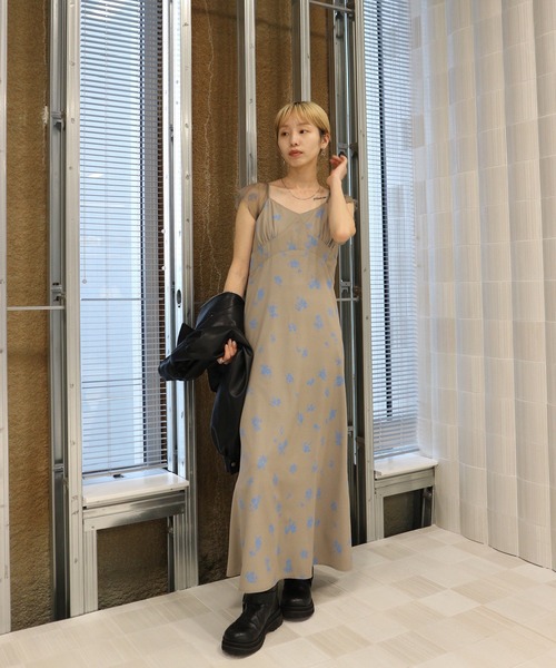 Ameri（アメリ）の「＜ZOZOTOWN限定＞ELENA CORSET NARROW DRESS（ドレス・レディース・アイボリー/ベージュ/ブラウン・SMALL/MEDIUM）」の17枚目の写真