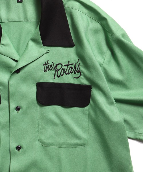 ROTAR（ローター）の「Bicolor Bowling Shirt（シャツ/ブラウス・メンズ・グリーン系その他/ブラック・MEDIUM/LARGE/X-LARGE）」の8枚目の写真