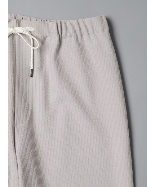 GOOVI（グービ）の「GOOVI／イージーパンツ／ウォッシャブル／ストレッチ／トリコットシアサッカー（スーツパンツ・メンズ・グレー/ブラック・1/2/3）」の9枚目の写真