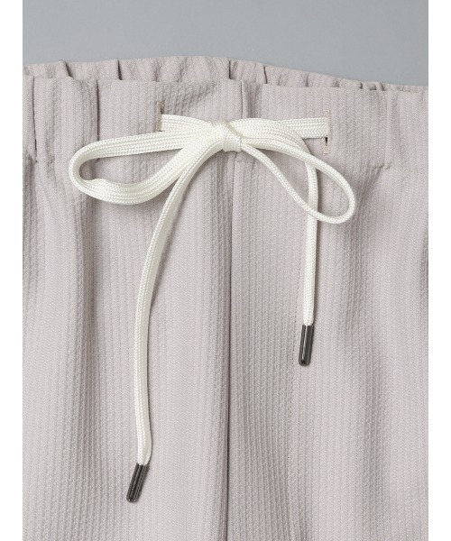 GOOVI（グービ）の「GOOVI／イージーパンツ／ウォッシャブル／ストレッチ／トリコットシアサッカー（スーツパンツ・メンズ・グレー/ブラック・1/2/3）」の8枚目の写真