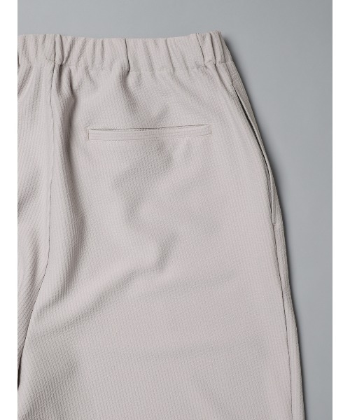 GOOVI（グービ）の「GOOVI／イージーパンツ／ウォッシャブル／ストレッチ／トリコットシアサッカー（スーツパンツ・メンズ・グレー/ブラック・1/2/3）」の6枚目の写真