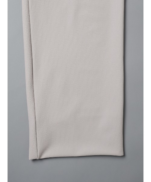 GOOVI（グービ）の「GOOVI／イージーパンツ／ウォッシャブル／ストレッチ／トリコットシアサッカー（スーツパンツ・メンズ・グレー/ブラック・1/2/3）」の5枚目の写真