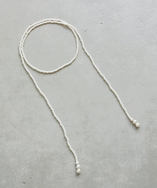 mystic（ミスティック）の「パールラインチョーカーネックレス（リング・レディース・オフホワイト・ONE SIZE）」の7枚目の写真