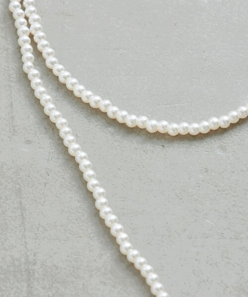 mystic（ミスティック）の「パールラインチョーカーネックレス（リング・レディース・オフホワイト・ONE SIZE）」の8枚目の写真