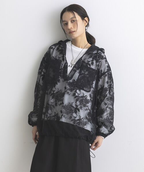 GARAGE OF GOOD CLOTHING（ガレージオブグッドクロージング）の「レーススキッパーアノラックパーカー（シャツ/ブラウス・レディース・ブラック・FREE）」の3枚目の写真