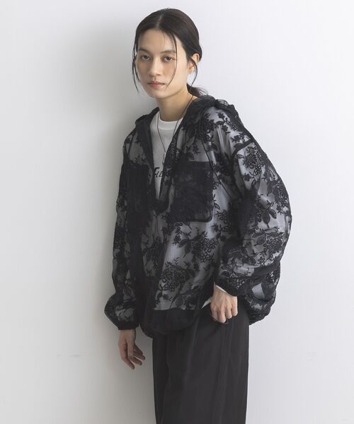 GARAGE OF GOOD CLOTHING（ガレージオブグッドクロージング）の「レーススキッパーアノラックパーカー（シャツ/ブラウス・レディース・ブラック・FREE）」の5枚目の写真