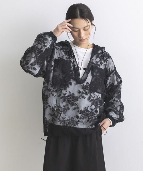 GARAGE OF GOOD CLOTHING（ガレージオブグッドクロージング）の「レーススキッパーアノラックパーカー（シャツ/ブラウス・レディース・ブラック・FREE）」の6枚目の写真