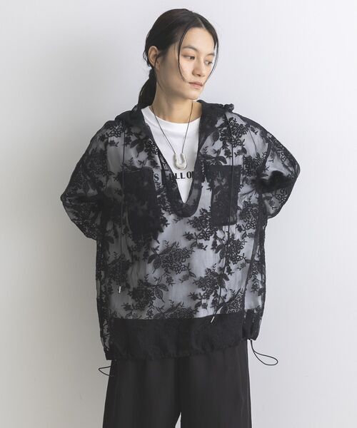 GARAGE OF GOOD CLOTHING（ガレージオブグッドクロージング）の「レーススキッパーアノラックパーカー（シャツ/ブラウス・レディース・ブラック・FREE）」の7枚目の写真