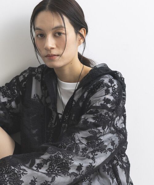 GARAGE OF GOOD CLOTHING（ガレージオブグッドクロージング）の「レーススキッパーアノラックパーカー（シャツ/ブラウス・レディース・ブラック・FREE）」の8枚目の写真