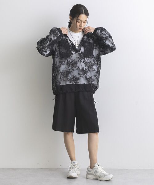 GARAGE OF GOOD CLOTHING（ガレージオブグッドクロージング）の「レーススキッパーアノラックパーカー（シャツ/ブラウス・レディース・ブラック・FREE）」の9枚目の写真